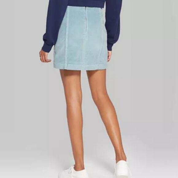 Plus Size 16 Women's CORDUROY Mini Skirt NWT - Picture 3 of 5